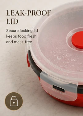 Collapsible Round Food Containers