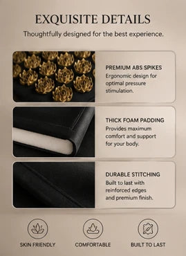 Lotus Acupressure Mat Pillow Set